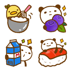 a graffiti panda Emoji 19 food