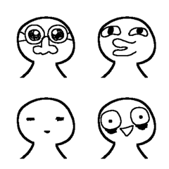 Normal or weird face emoji 2