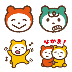 Smiling kuma-bou Emoji