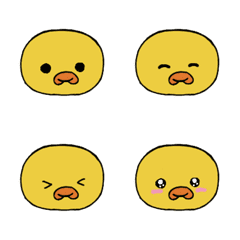 Various chick emoticons