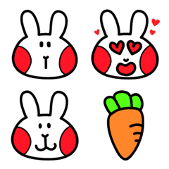 Shy Bunny emoji - PART I