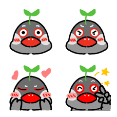 Silver java sparrow's emoji