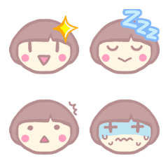Short bob girl emoji