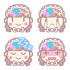 Lolita fashion girl emoji