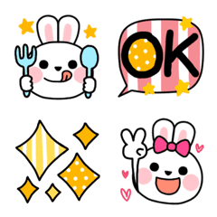 Cute Rabbita Pop Emoji