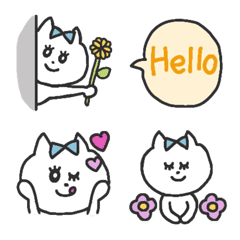 kawaii nekochan emoji