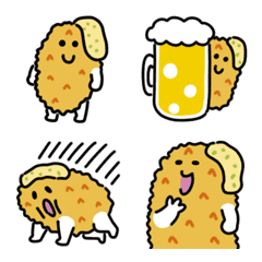 Deep fried oysters Emoji