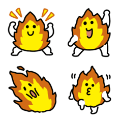Burning flame Emoji