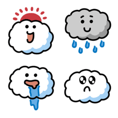Cloudy clouds Emoji