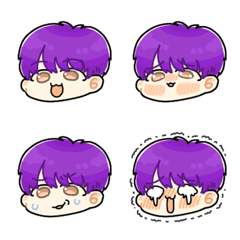 紫髪の男の子
