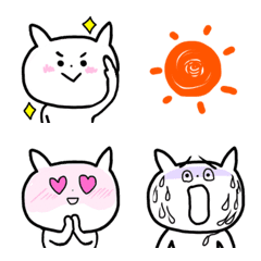 Simple cat emoji,part2.