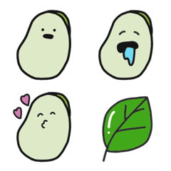 Broad bean Emoji