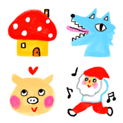 Colorful animals Emoji[Resale]