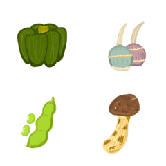 Japanese vegetables (Emoji)