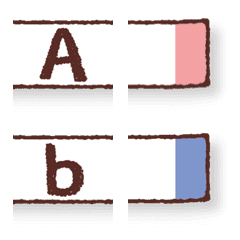 English alphabet tags 13