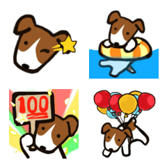 jack russell terrier cute emoji