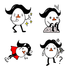 Hikitamago/daily Emoji Stickers