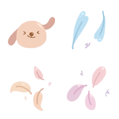 "Leaves" pastel emoji