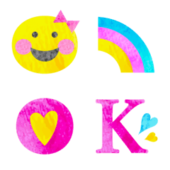 Watercolor painting Emoji