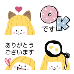 Honorific girly Emoji that can be used