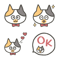 Calico cat Shirasu Emojis