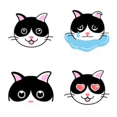 Black Cat Mask "Socks" Emoji version
