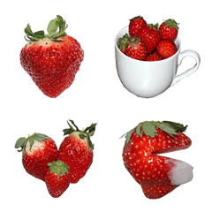 Strawberry emoji.
