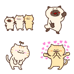 Chinchaku, Kumicho and Ebichan's Emoji