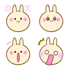 Emoji of the healing rabbit