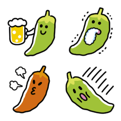 thin green pepper Emoji