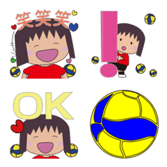 Everyday emoji in the volleyball club2