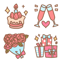 Celebration fluffy emoji