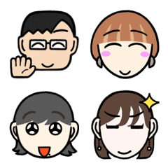 Emoji of certain family