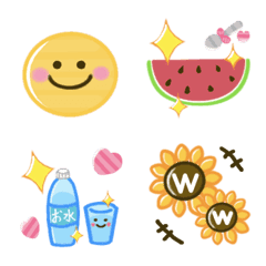  summer smile emoji standard