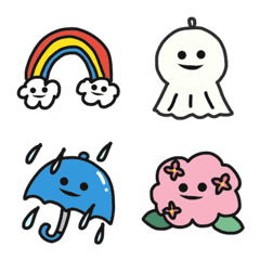 Smile Rainy Season Emoji