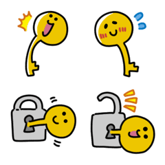 Cute key Emoji