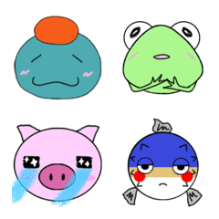 めんたいジュウとなかよし絵文字