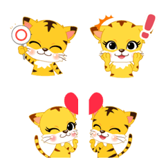 "DOUBUTSU URANAI" Emoji Tiger Ver.
