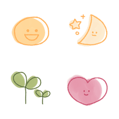 Petit cute rough Emoji