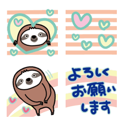 Emoji,Daily respect language of Sloth