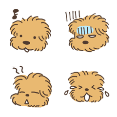 Fluffy protected dog's Emoji