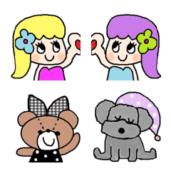 Various emoji 625 adult cute simple