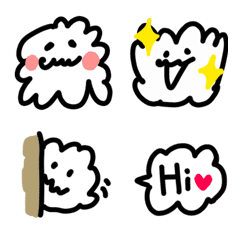 White Rag Ghost (Emoji)