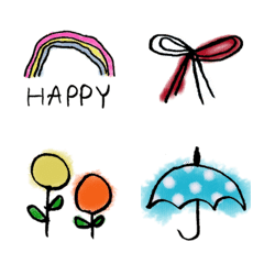 watercolor Simple  emoji