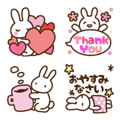Emoji of a greeting (Rabbit)