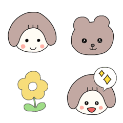 Cute Bob girl  Emoji