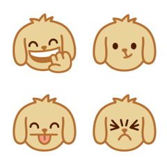 Cute Dog Basic Emoji