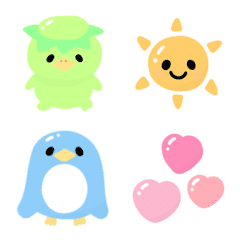 Shiny emoji! Summer