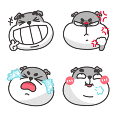Fat Dog Pudding - Daily Emoji Stickers