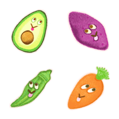 Funny Veggies Line Emoji Line Store